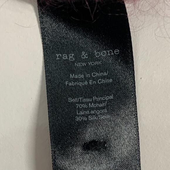 Rag & Bone M Nassau Mohair Silk Blend Cardigan Striped V Neck Multicolor - Picture 7 of 11